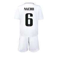 Real Madrid Nacho #6 Fußballbekleidung Heimtrikot Kinder 2022-23 Kurzarm (+ kurze hosen)